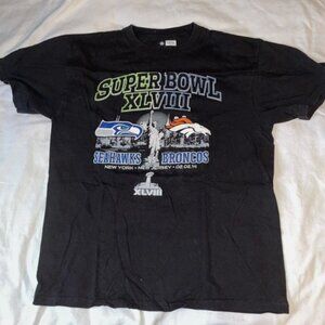 NFL Super Bowl XLVIII T-Shirt (Seahawks vs. Broncos) - XL